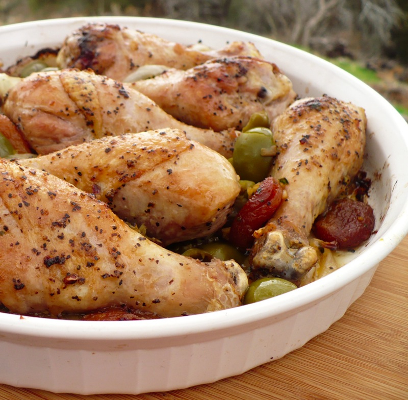 Baked Chicken Legs with Apricots and Olives Fresh Bites Daily