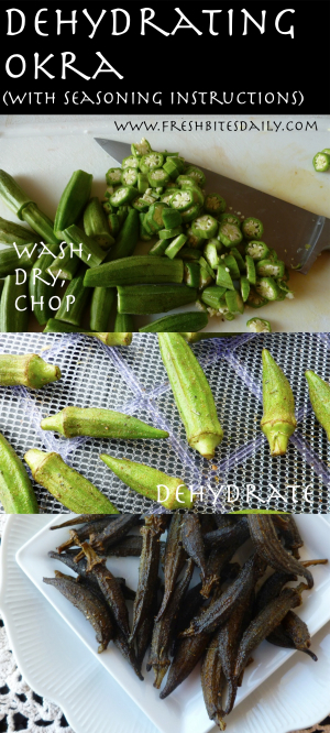 Dehydrating Okra With An Okra Snack Recipe Fresh Bites Daily