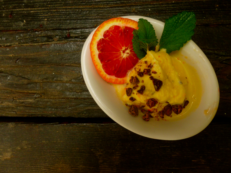 Orange and Olive Oil Ice Cream Fresh Bites Daily