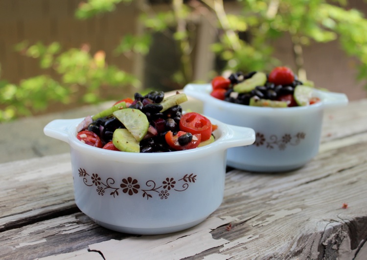 Your goto party and potluck black bean salad Fresh Bites Daily