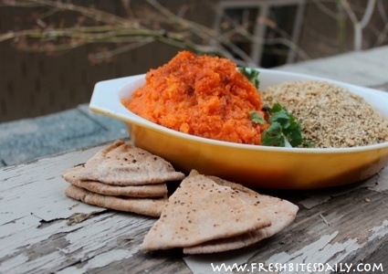 Enjoy carrots in a new way in this carrot puree appetizer