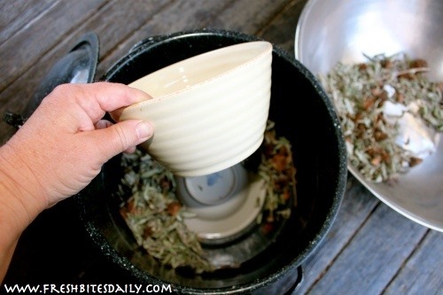 Make fragrant herbal ("flower water") that cost $5/ounce, with this stove top hack