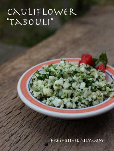 Cauliflower tabouli: A modern rendition of the classic