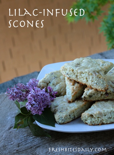 Simple lilac-infused scones for your next special brunch