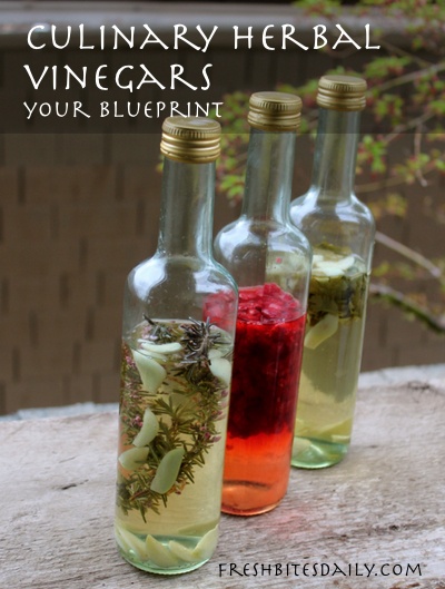 Your new go-to blueprint for homemade herbal culinary vinegars