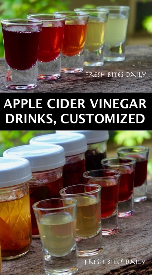 Apple Cider Vinegar Drinks! ACV Shots, Gourmet and Customized!
